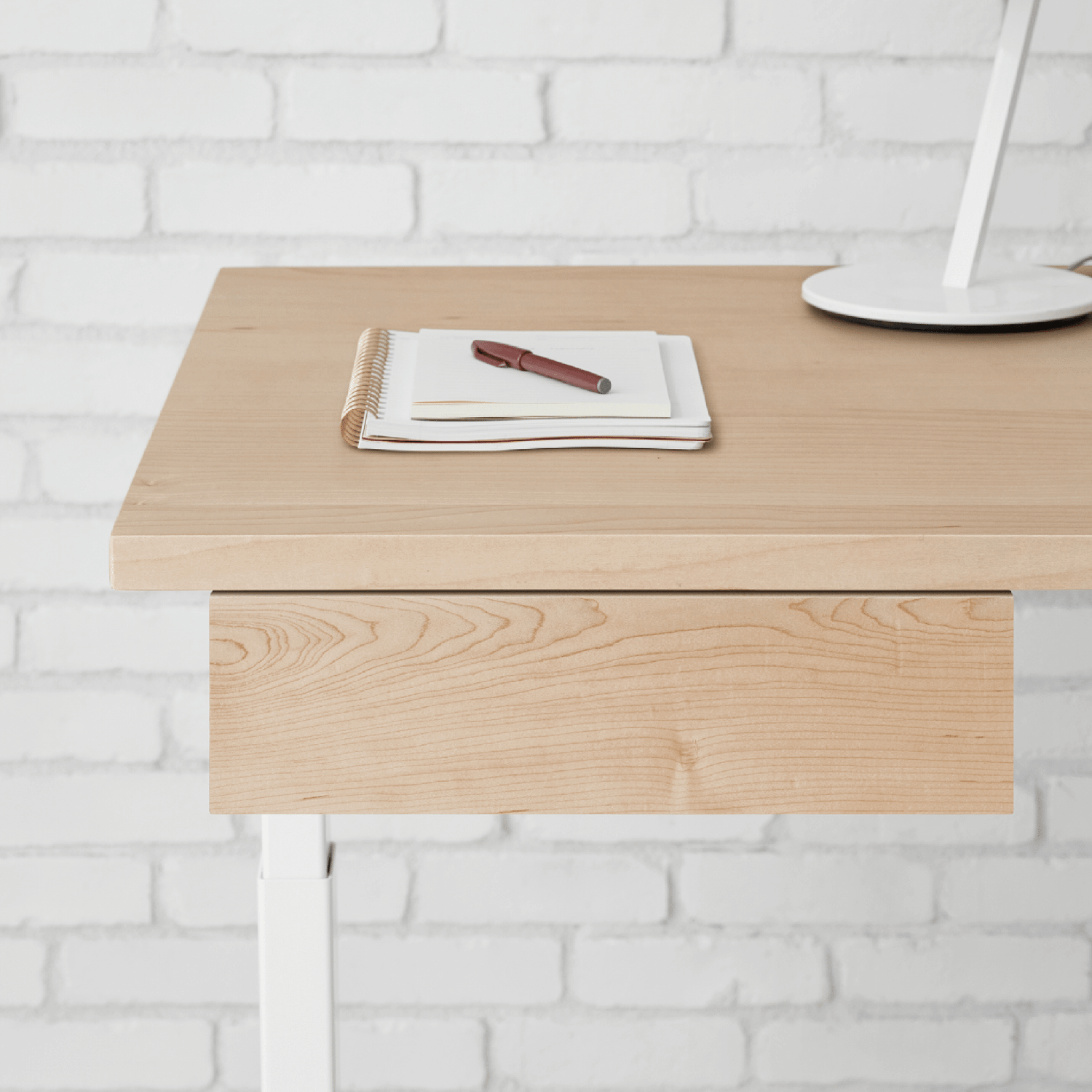 Desk Drawer - White-Maple - Blanc-Érable