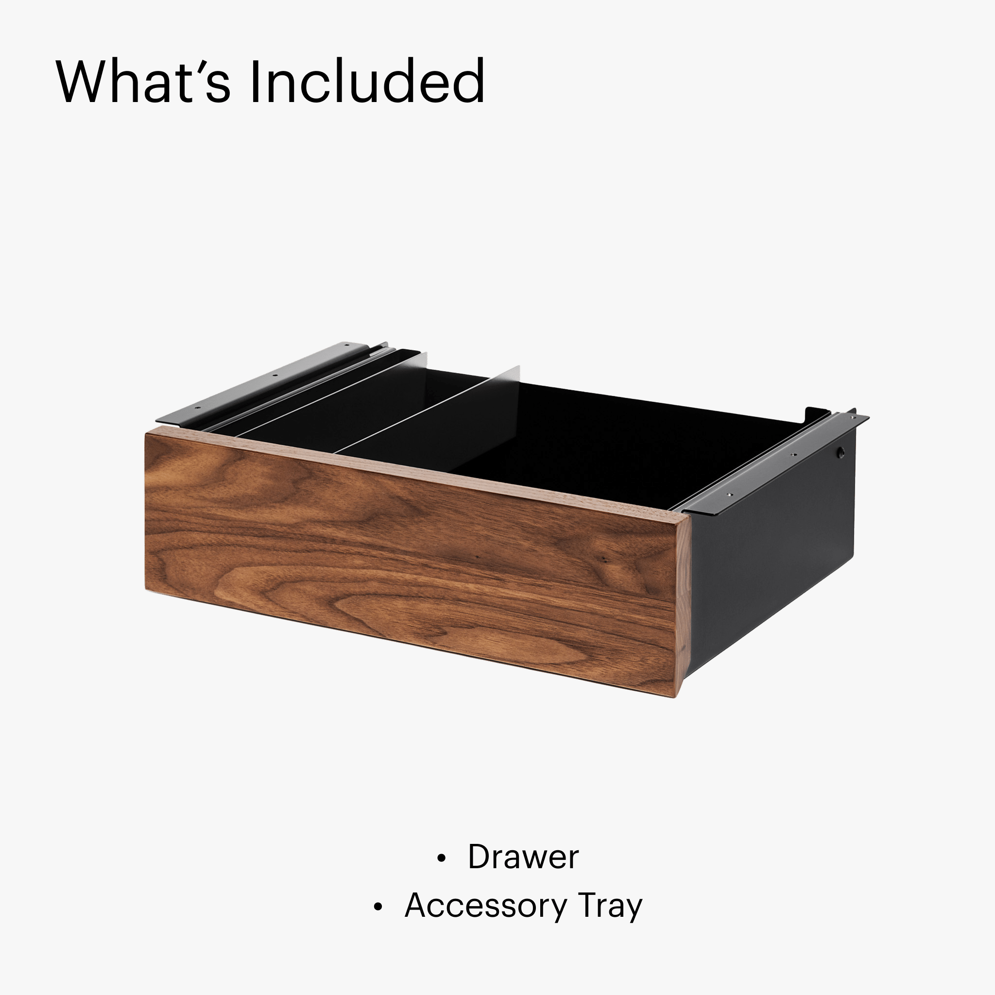 Desk Drawer - Black-Walnut - Noir-Noyer - first-image