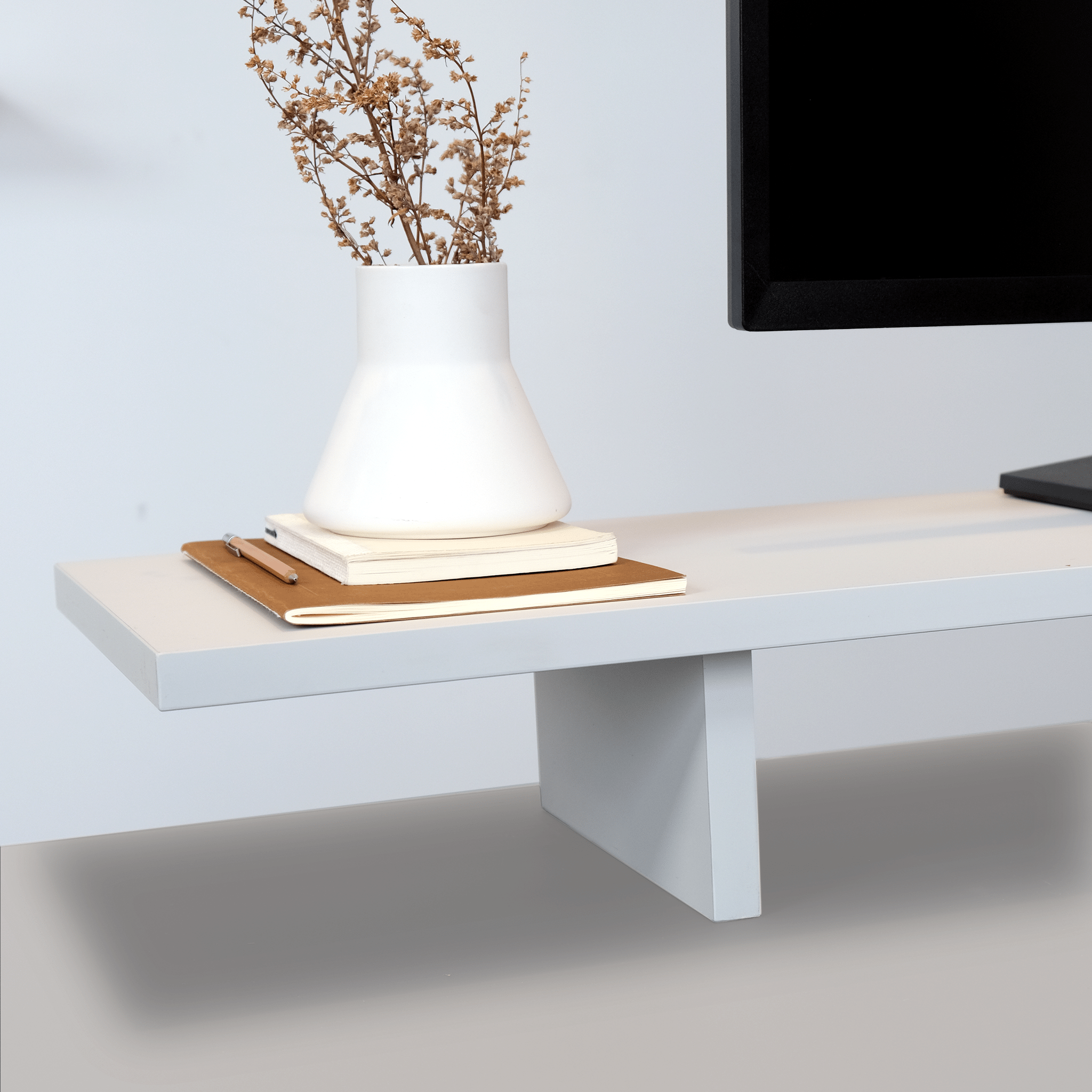 Desk Shelf - Pale Grey - Gris Clair