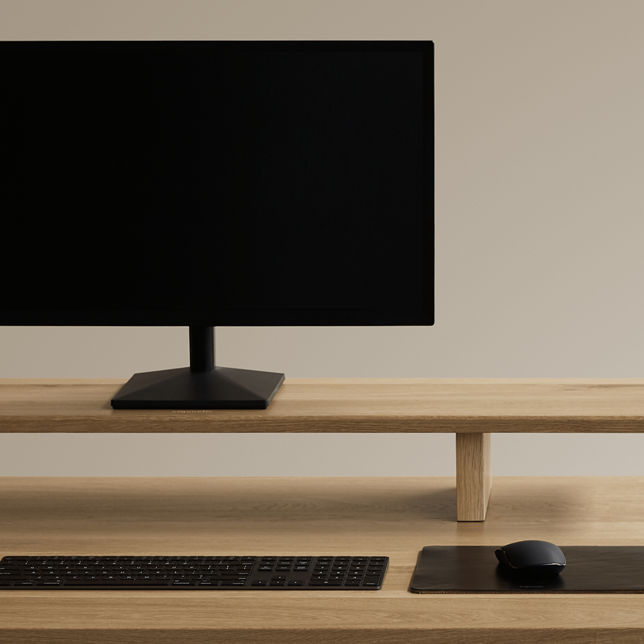 Desk Shelf - White Oak - Chêne Blanc