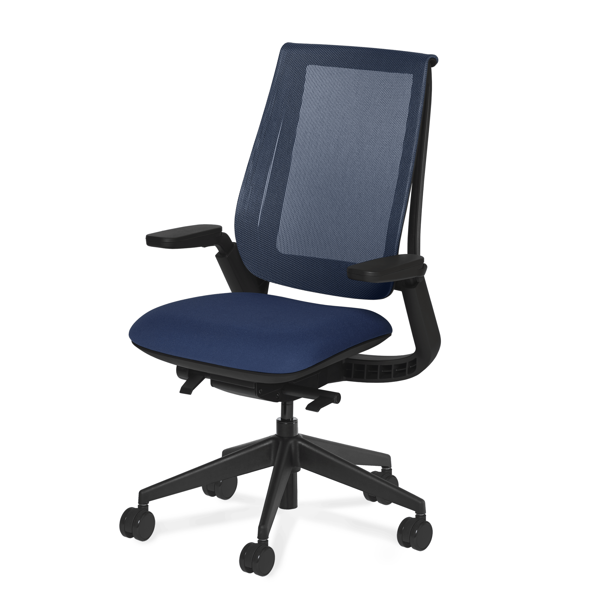 Equation Chair - Black-Cobalt - Noir-Cobalt