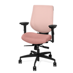 Small YouToo Ergonomic Chair - Black/Petal – Pinky - Noir/Petal – Pinky