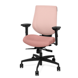 Small YouToo Ergonomic Chair - Black-Petal – Pinky - Noir-Petal – Pinky