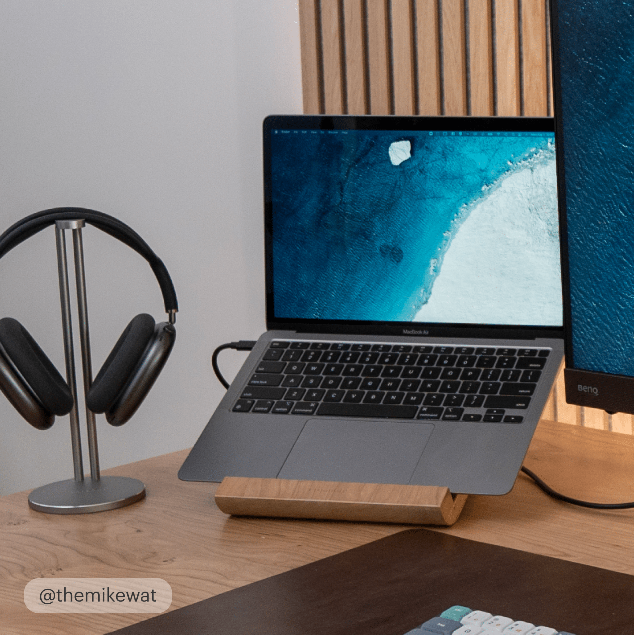Fold Laptop Stand - Cherrywood - Cerisier