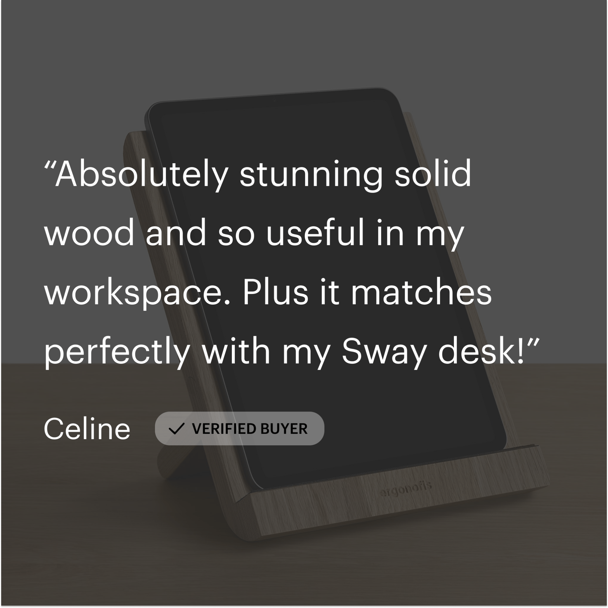 Fold Laptop Stand - White Oak - Chêne Blanc - Walnut - Noyer - Cherrywood - Cerisier - Maple - Érable