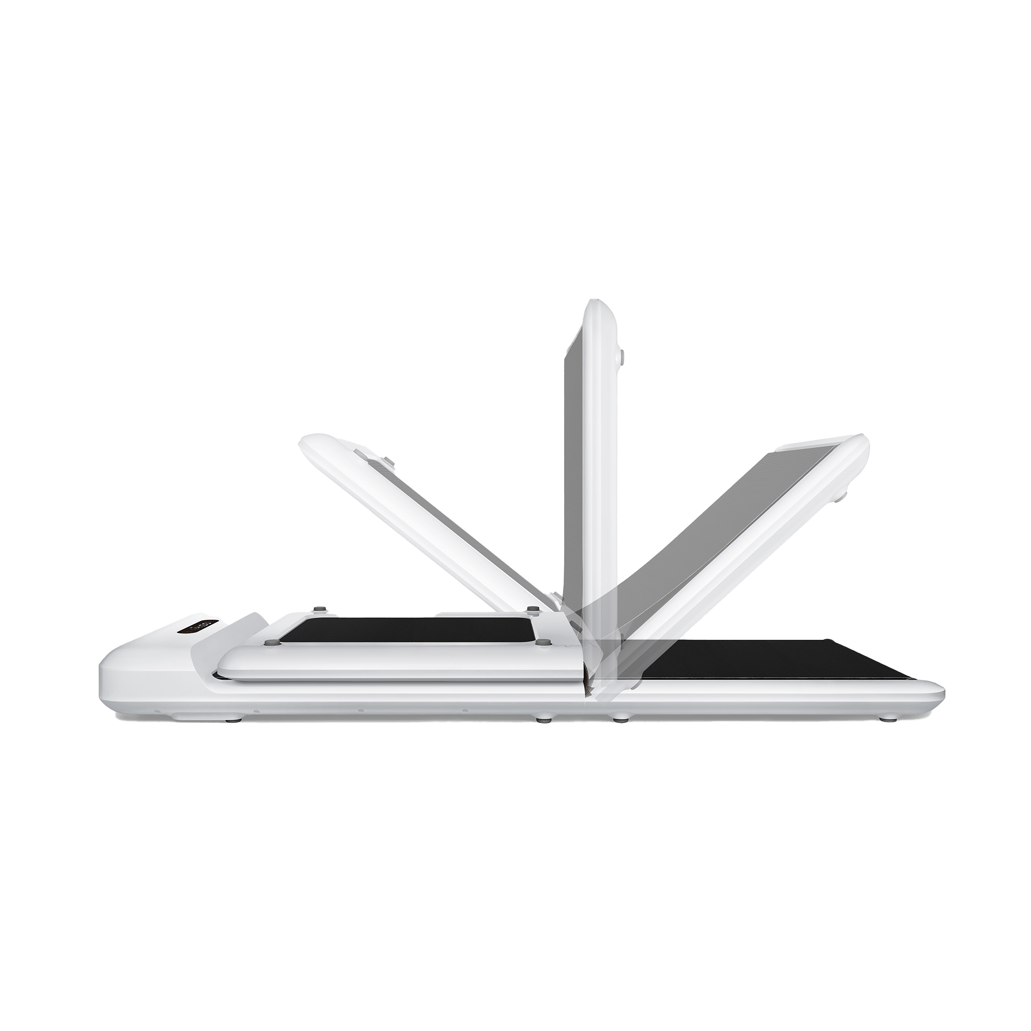 Foldable Walking Treadmill - White - Blanc