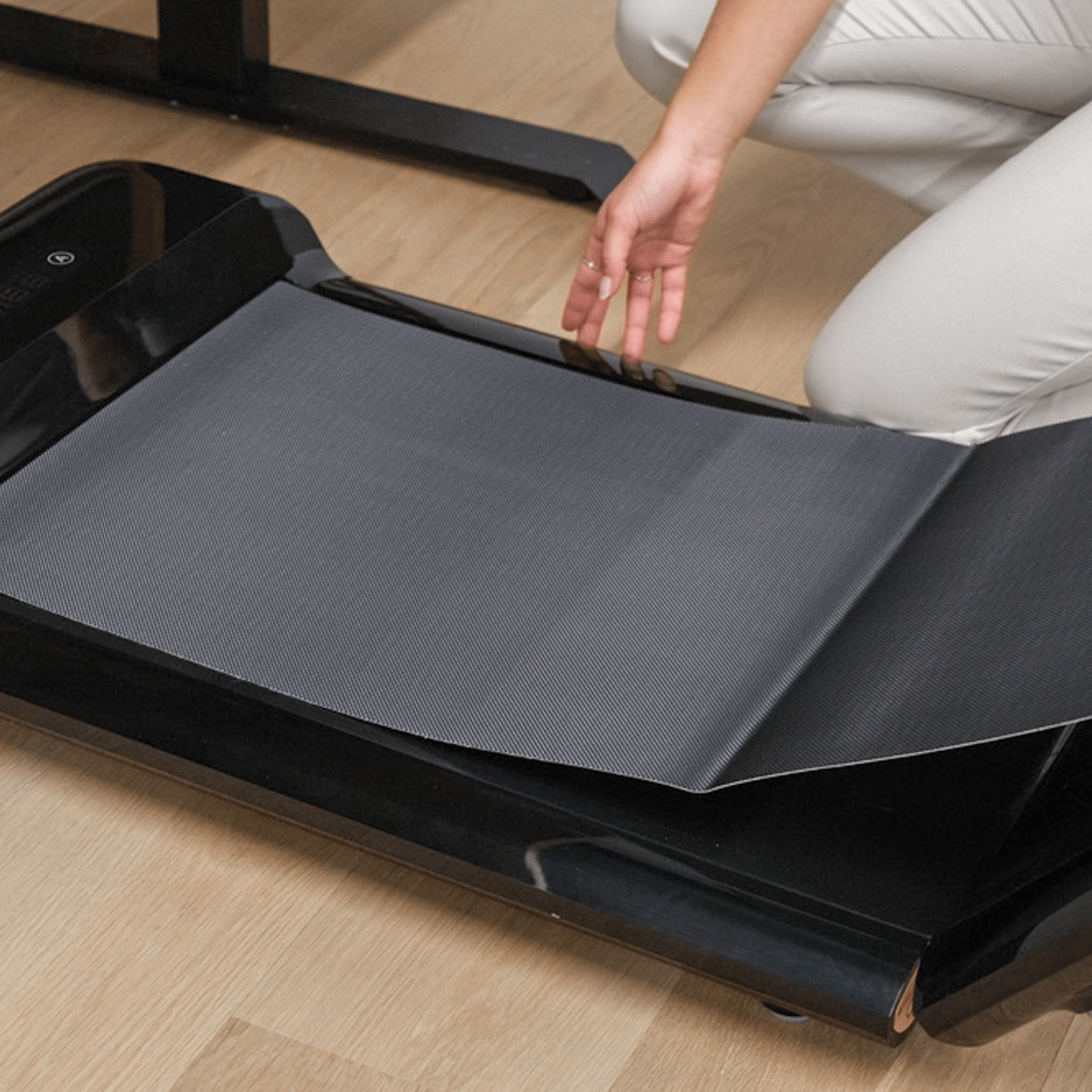 Foldable Walking Treadmill - Black - Noir