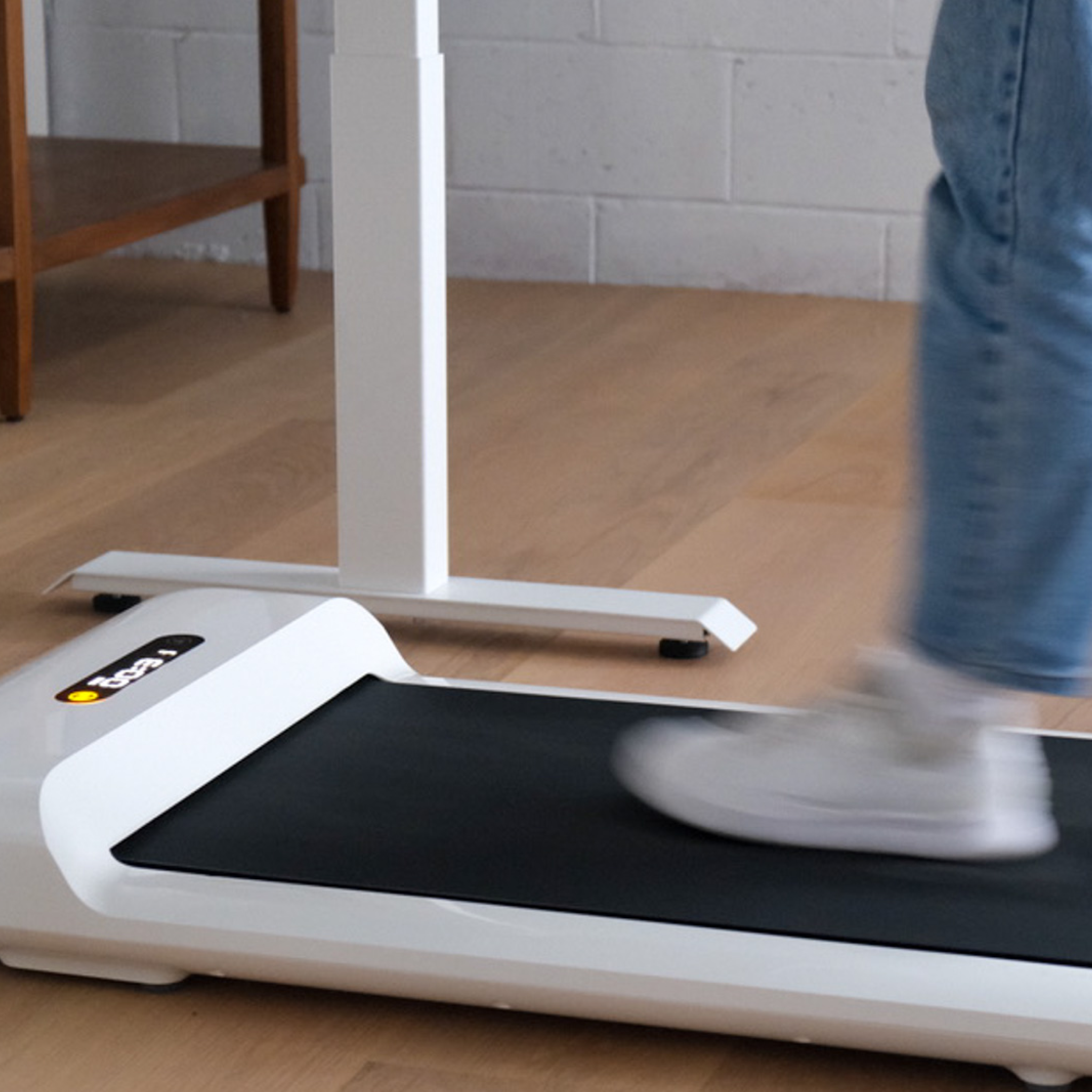 Foldable Walking Treadmill - White - Ergonofis