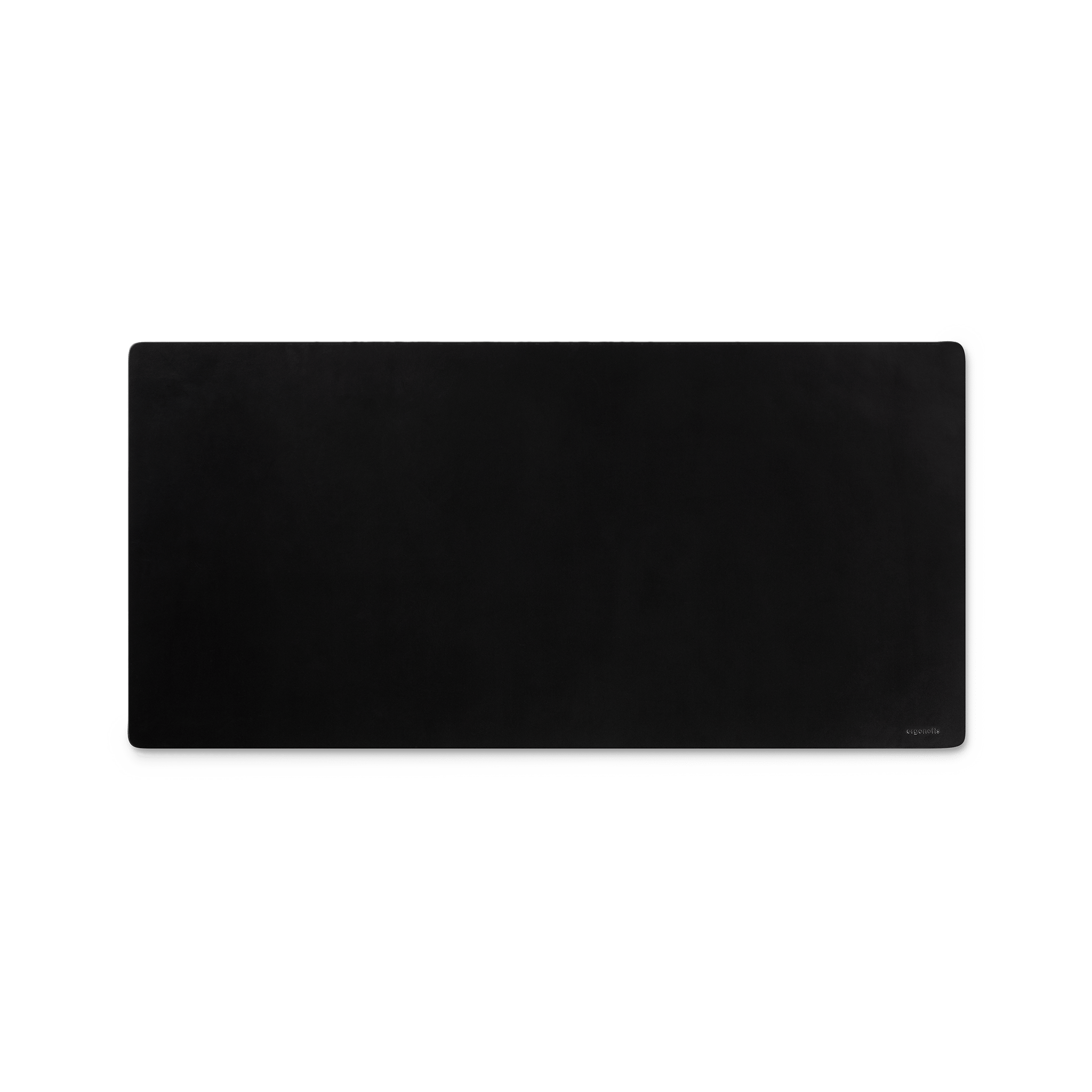 Leather Desk Pad - Black - Noir