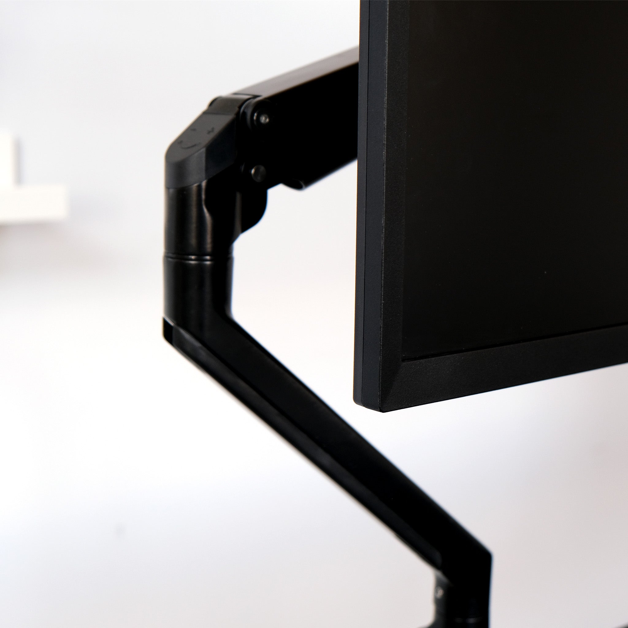 Single Monitor Arm - Black-Single-None - Noir-Simple-Aucun