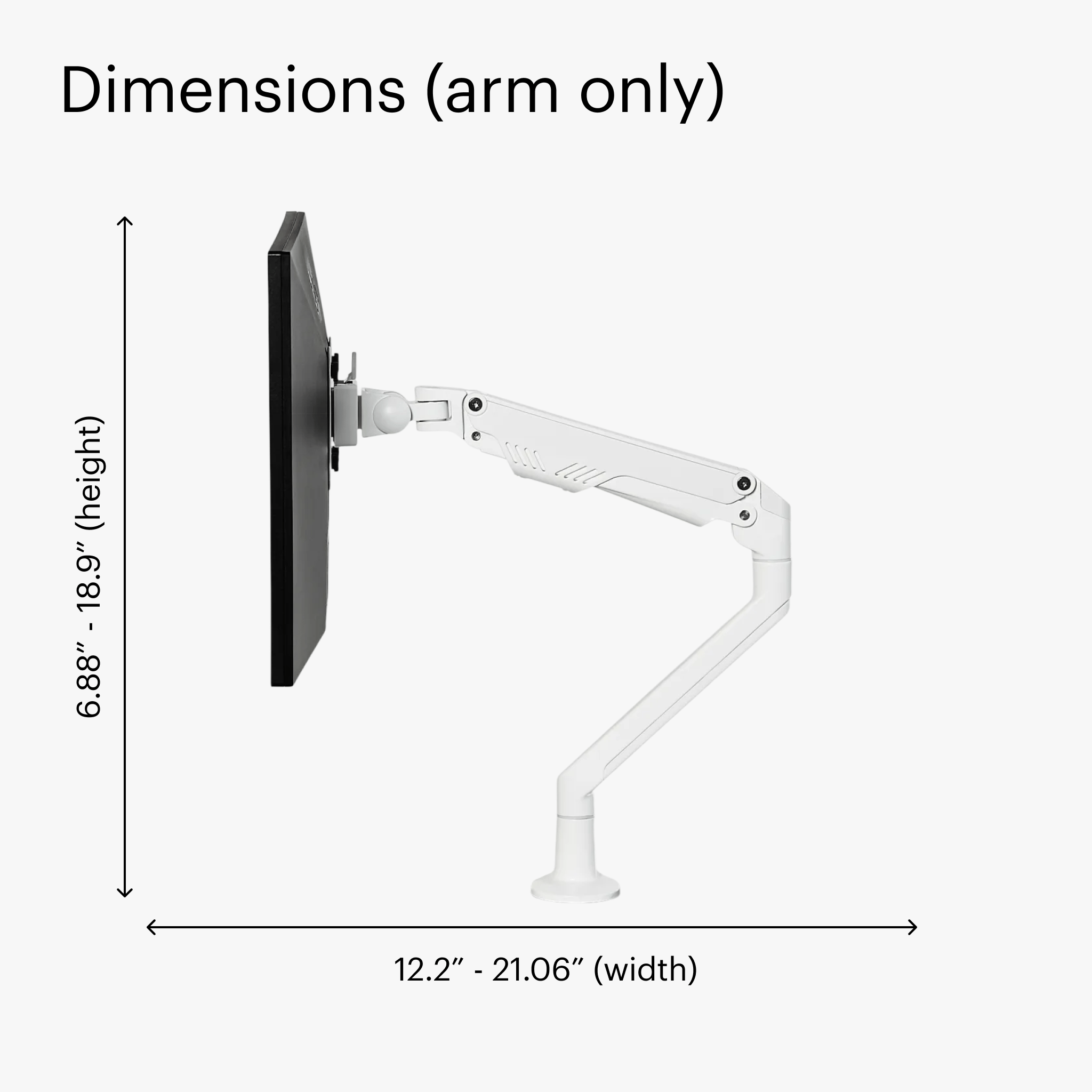 Single Monitor Arm - White-Single-None - Blanc-Simple-Aucun - White-Dual-None - Blanc-Double-Aucun - White-Single-Laptop Tray - Blanc-Simple-Support à portable - White-Dual-Laptop Tray - Blanc-Double-Support à portable