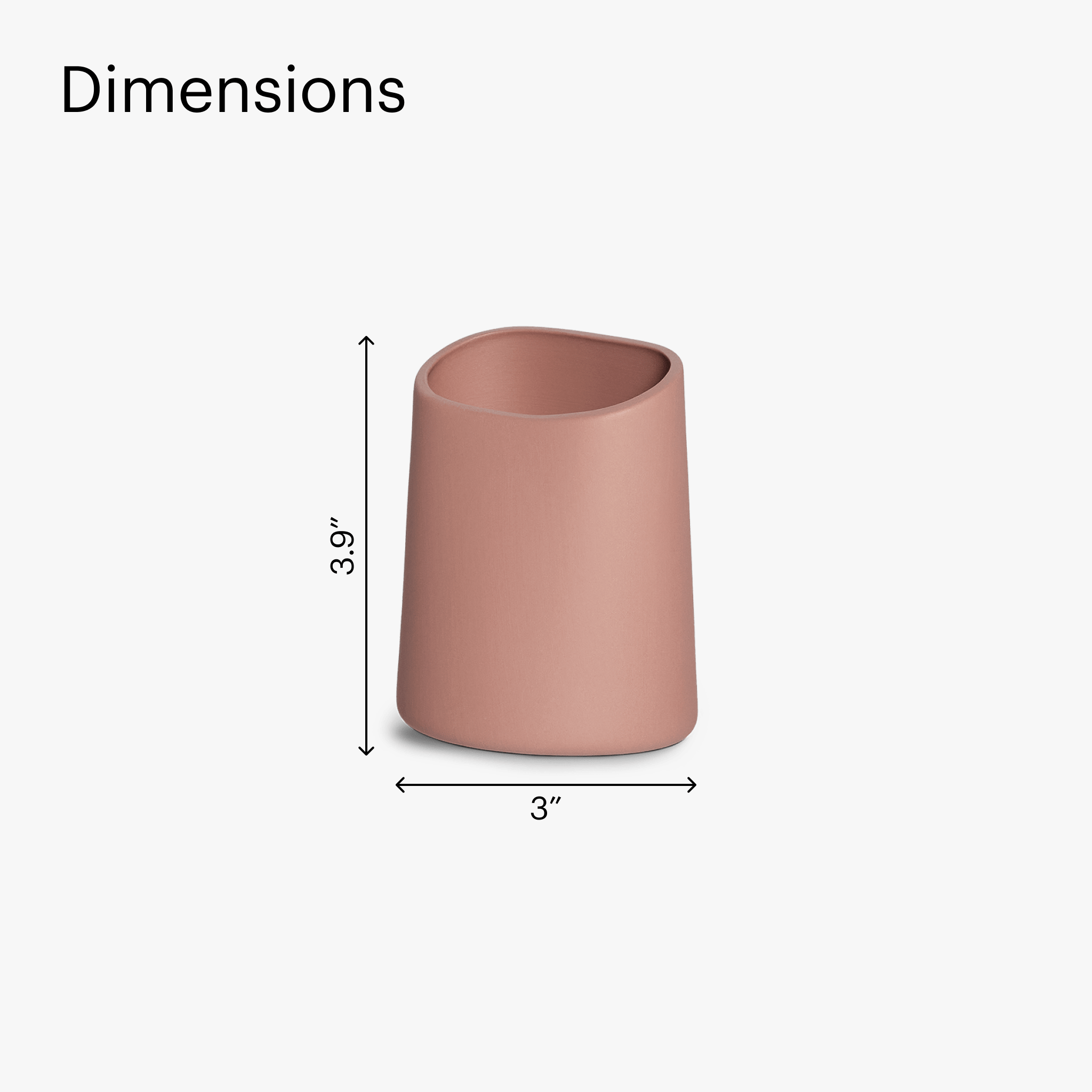 Pencil Holder - Blush