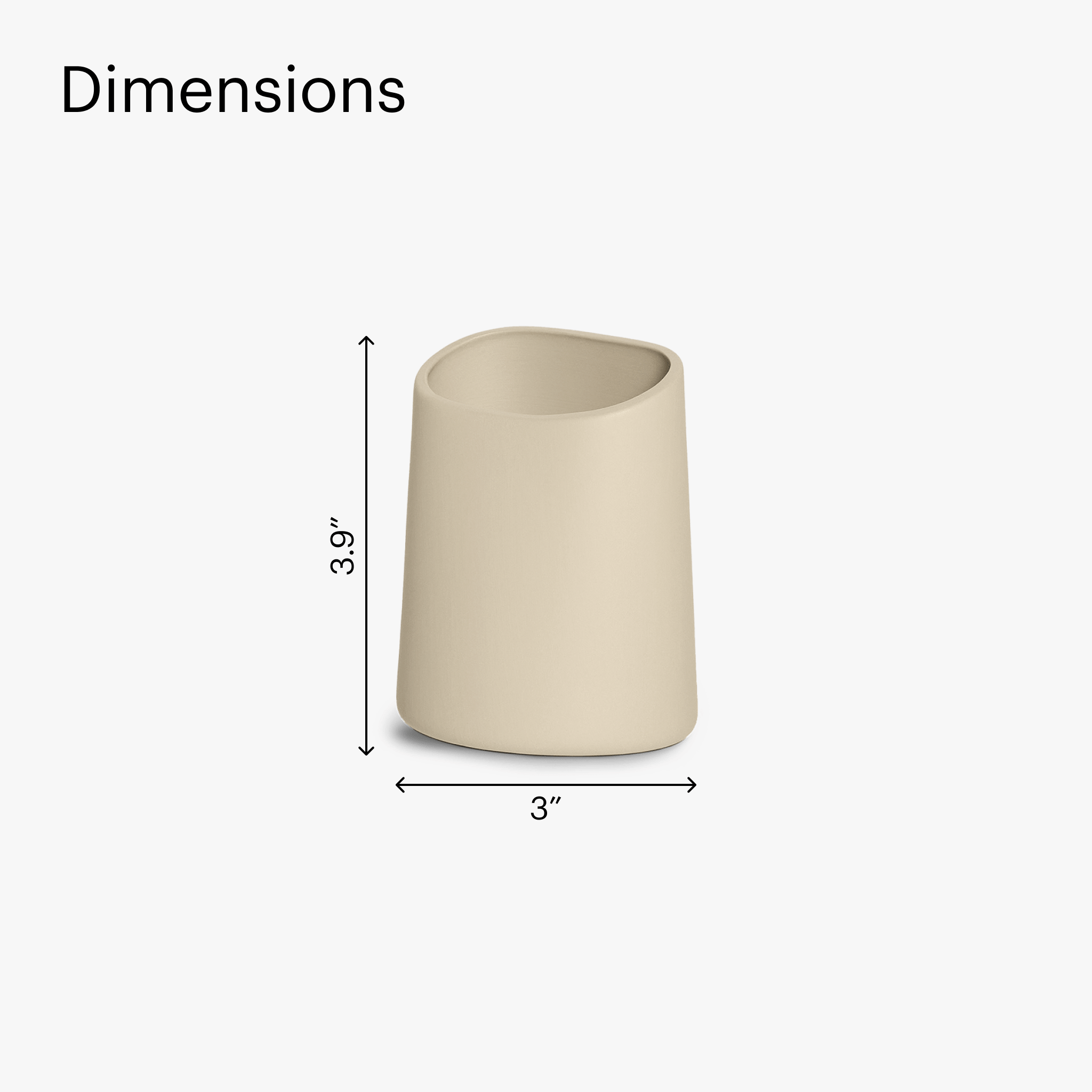 Pencil Holder - Sand - Sable