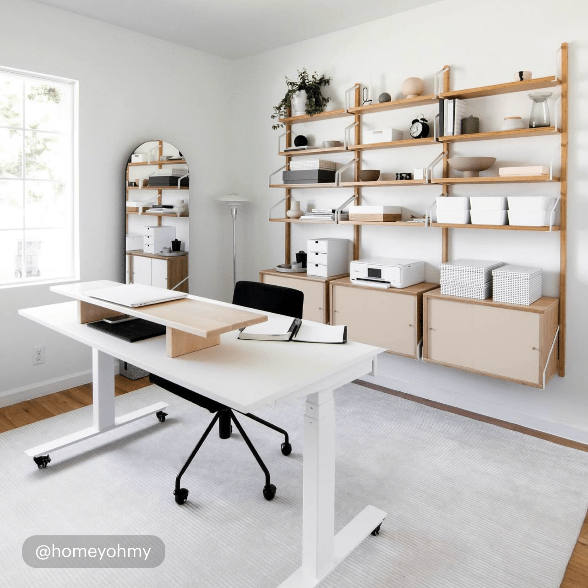 Shift Standing Desk - Ice White/White - Blanc Glacial/Blanc - Ice White/Black - Blanc Glacial/Noir