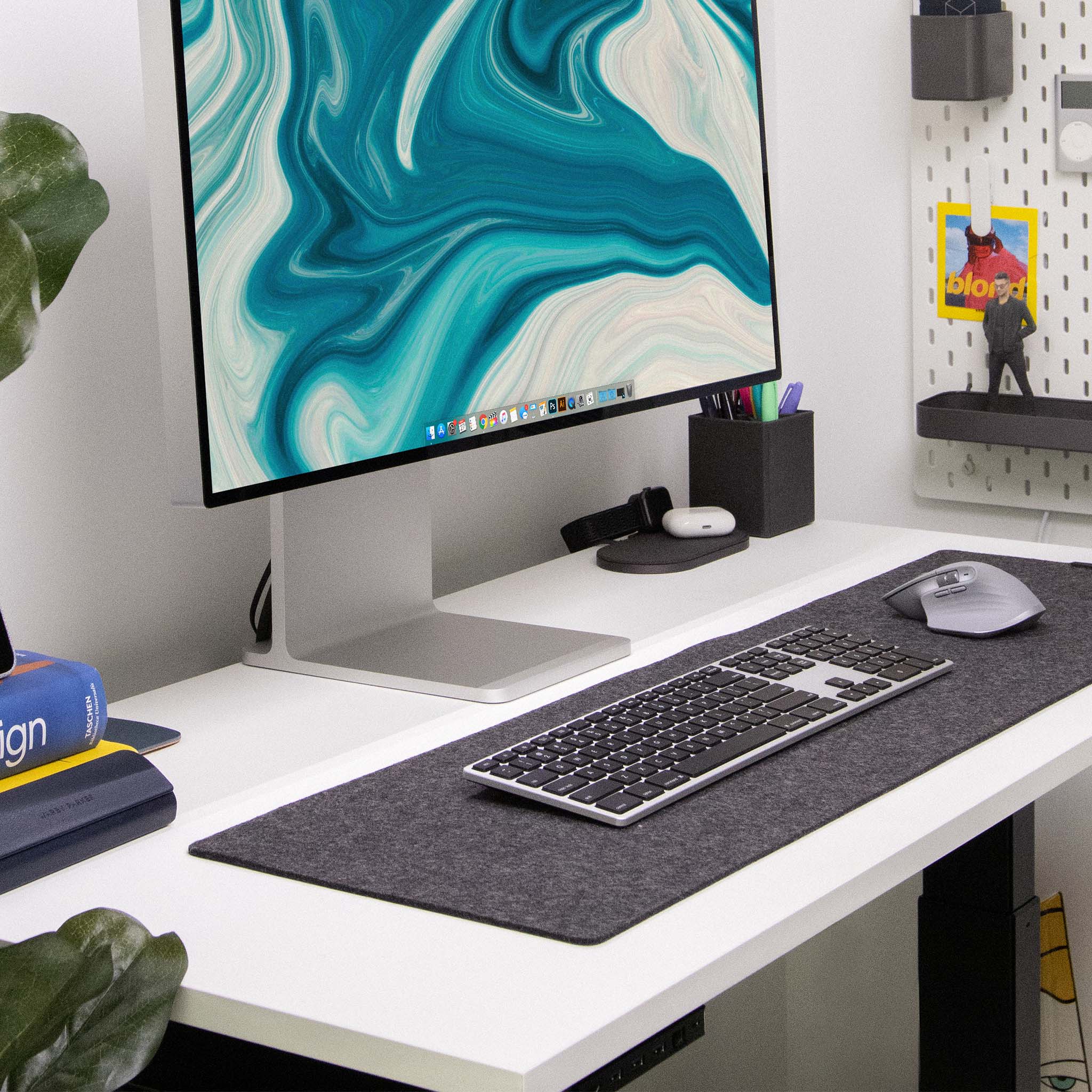 Shift Standing Desk - Ice White/Black - Blanc Glacial/Noir