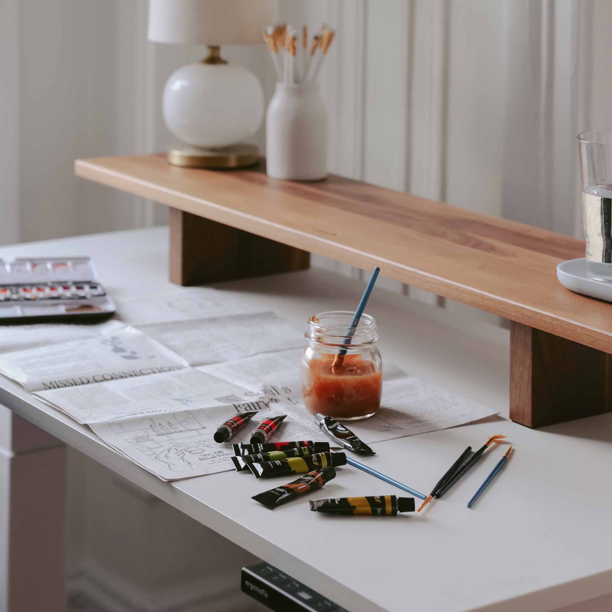 Shift Standing Desk - Ice White/Black - Blanc Glacial/Noir - Ice White/White - Blanc Glacial/Blanc