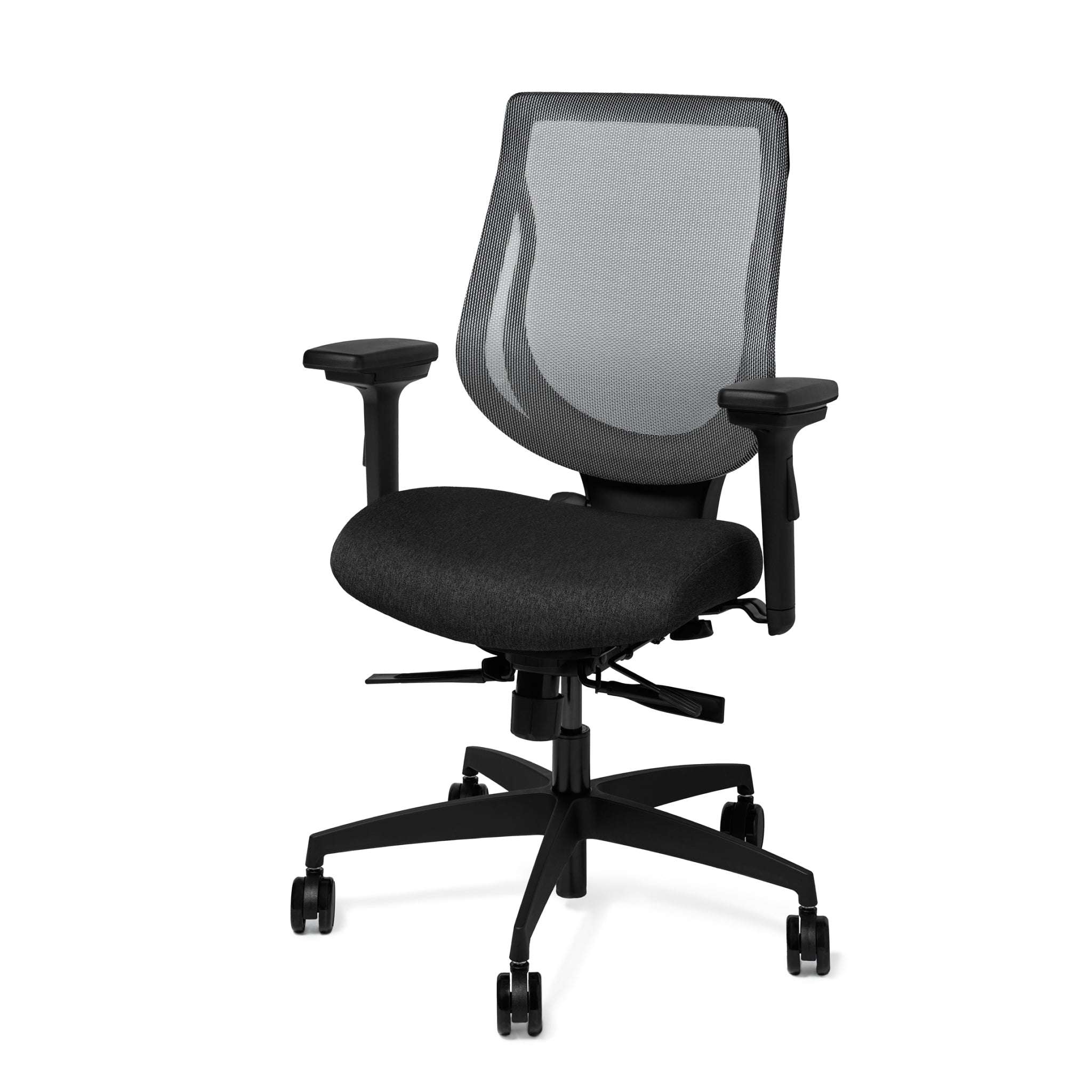 Small YouToo Ergonomic Chair - Black-Stone – Pepper - Noir-Stone – Pepper