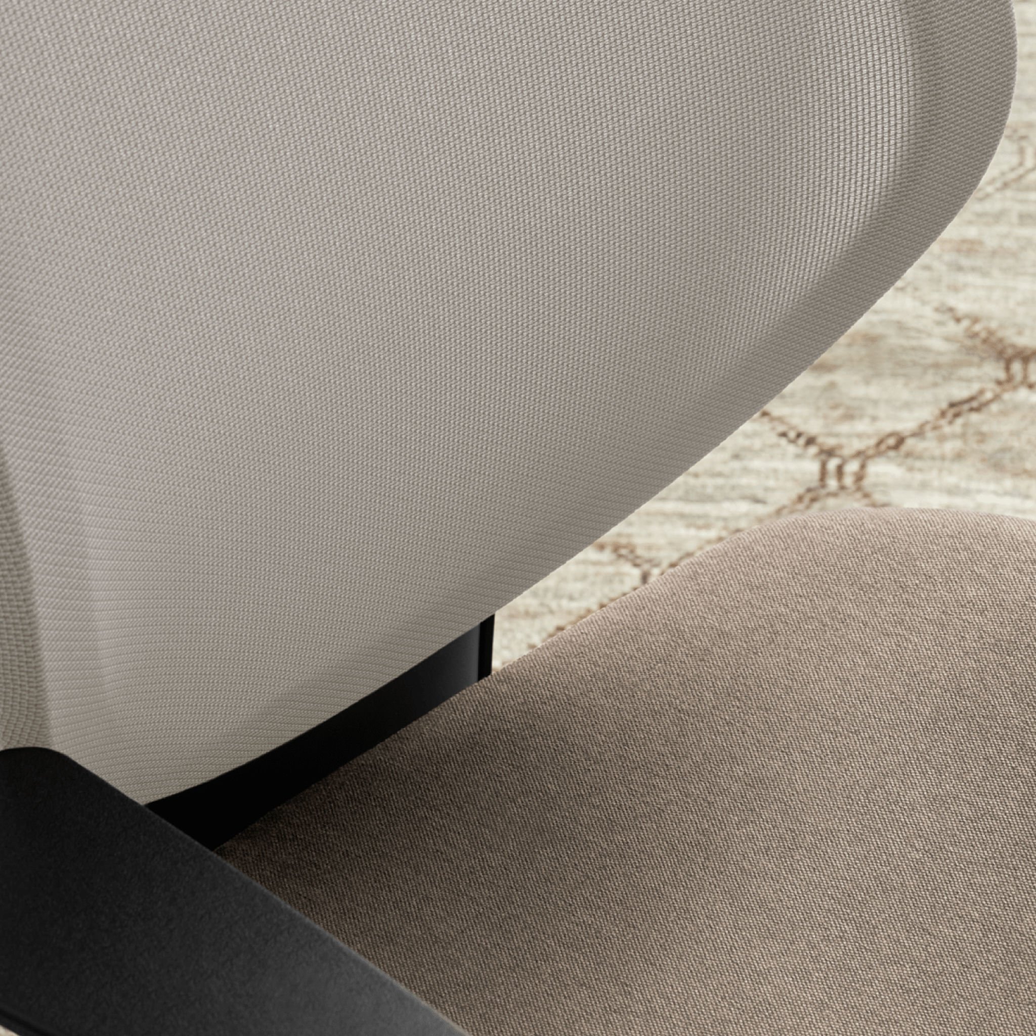 Small YouToo Ergonomic Chair - Black-Cream – Sand - Noir-Cream – Sand - Ash-Cream – Sand