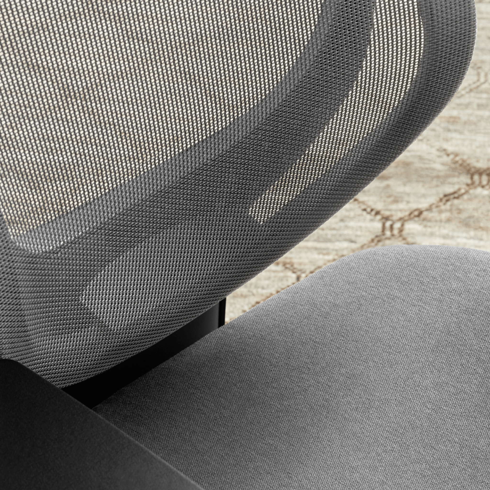 Small YouToo Ergonomic Chair - Black-Smoke – Sandstone - Noir-Smoke – Sandstone