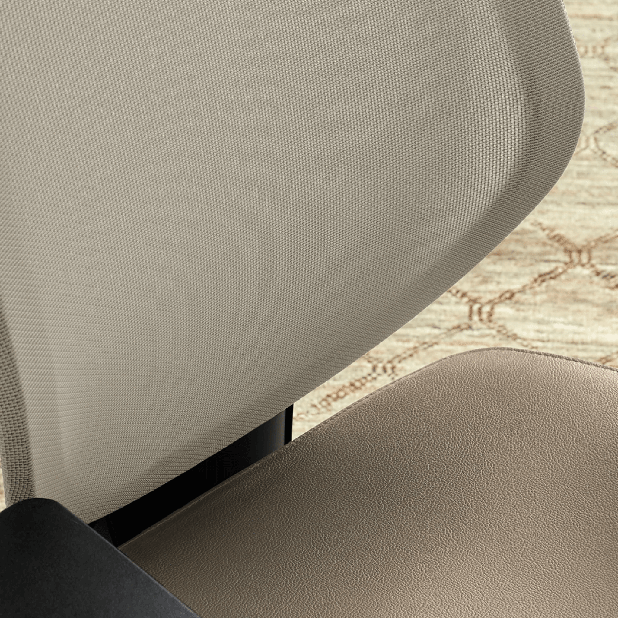 Small YouToo Ergonomic Chair - Black-Cream – Beige - Noir-Cream – Beige - Ash-Cream – Beige
