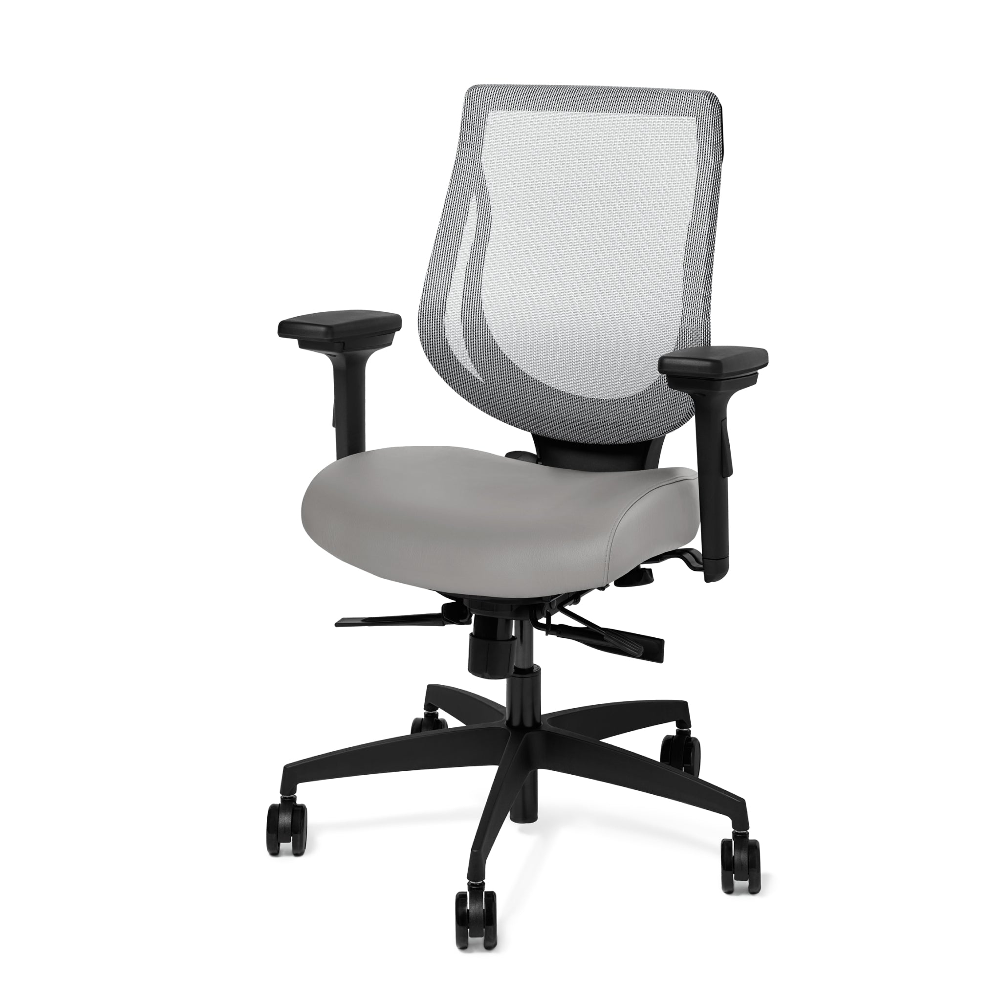 Small YouToo Ergonomic Chair - Black-Smoke – Heather - Noir-Smoke – Heather