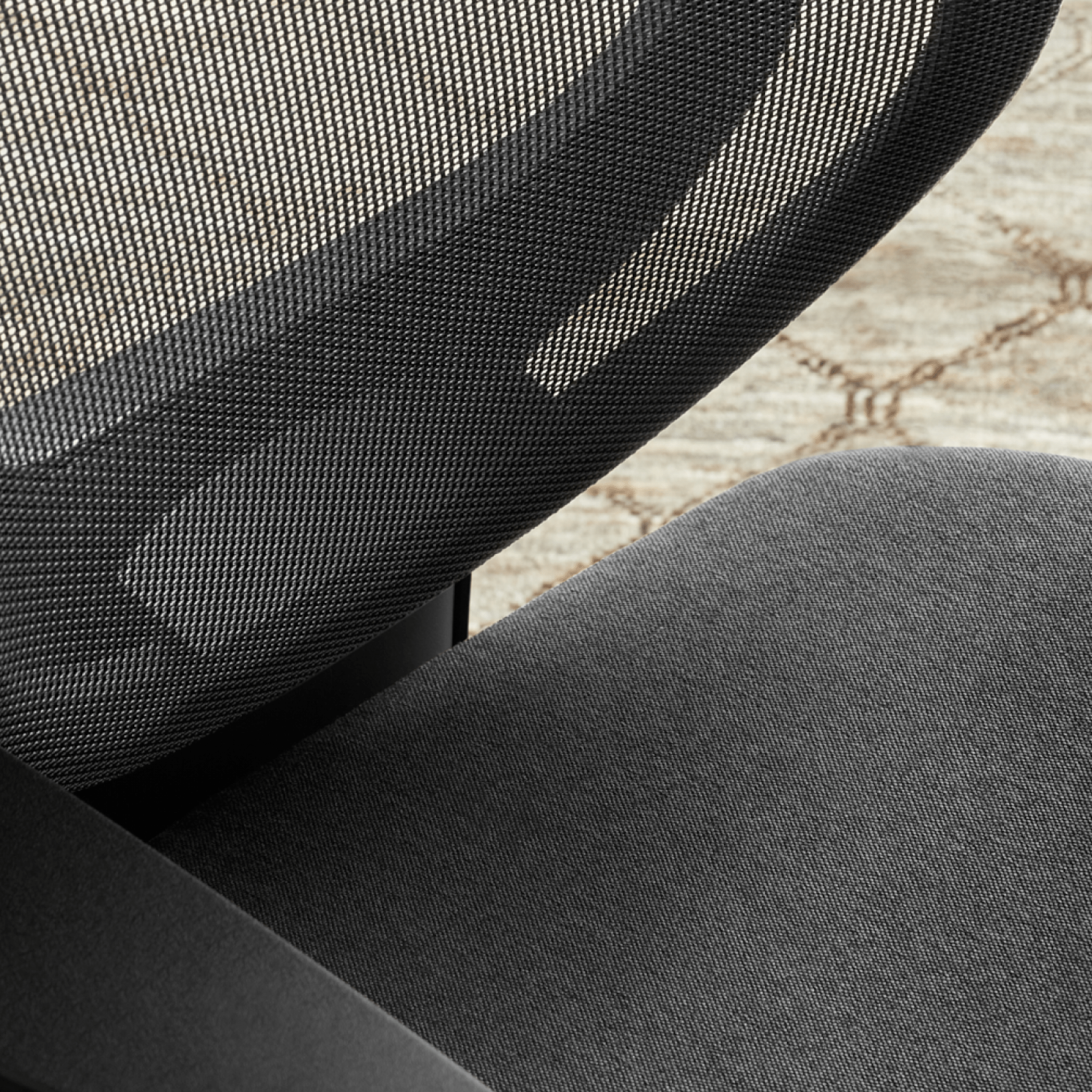 Small YouToo Ergonomic Chair - Noir-Stone – Shadow - Black-Stone – Shadow