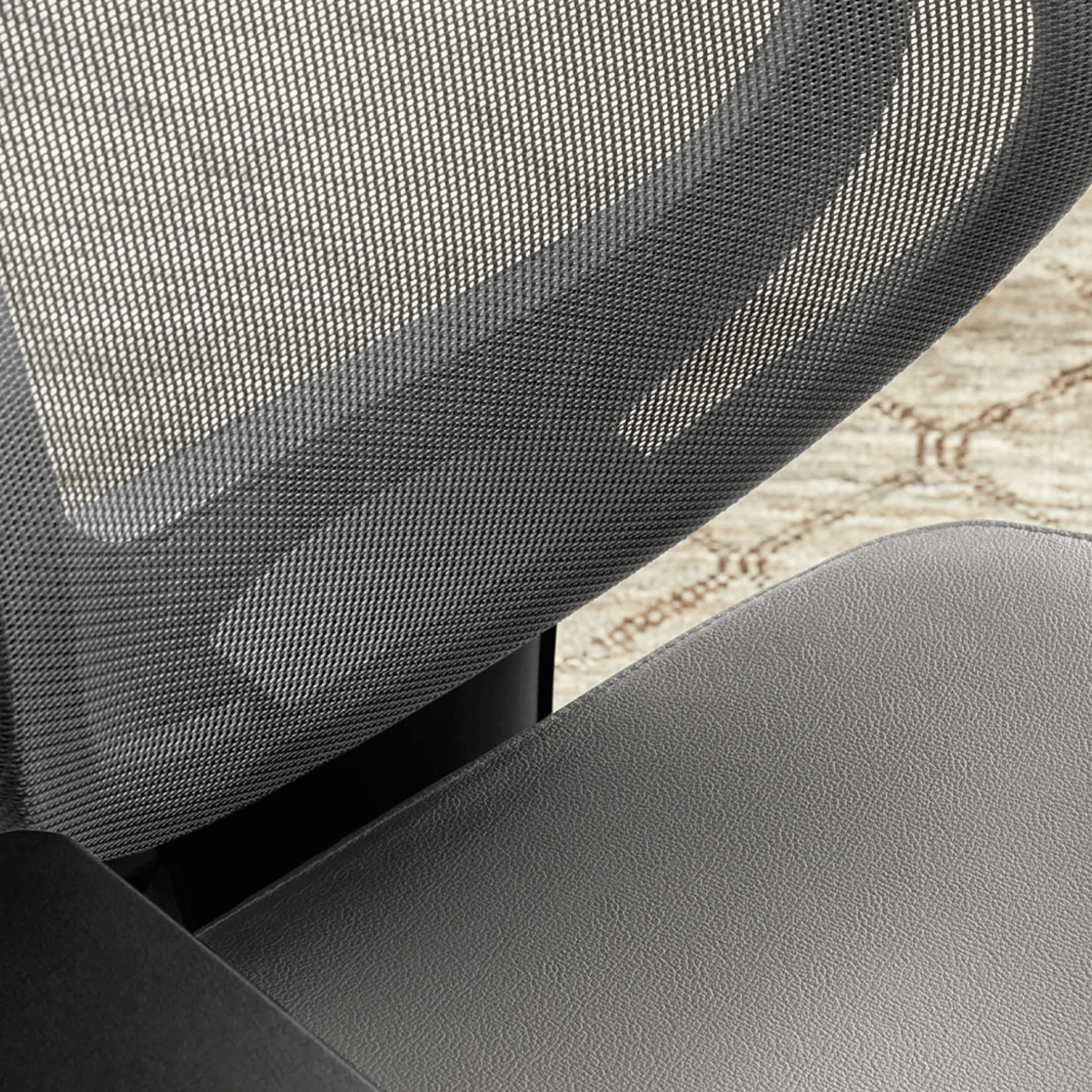 Small YouToo Ergonomic Chair - Black-Smoke – Heather - Noir-Smoke – Heather