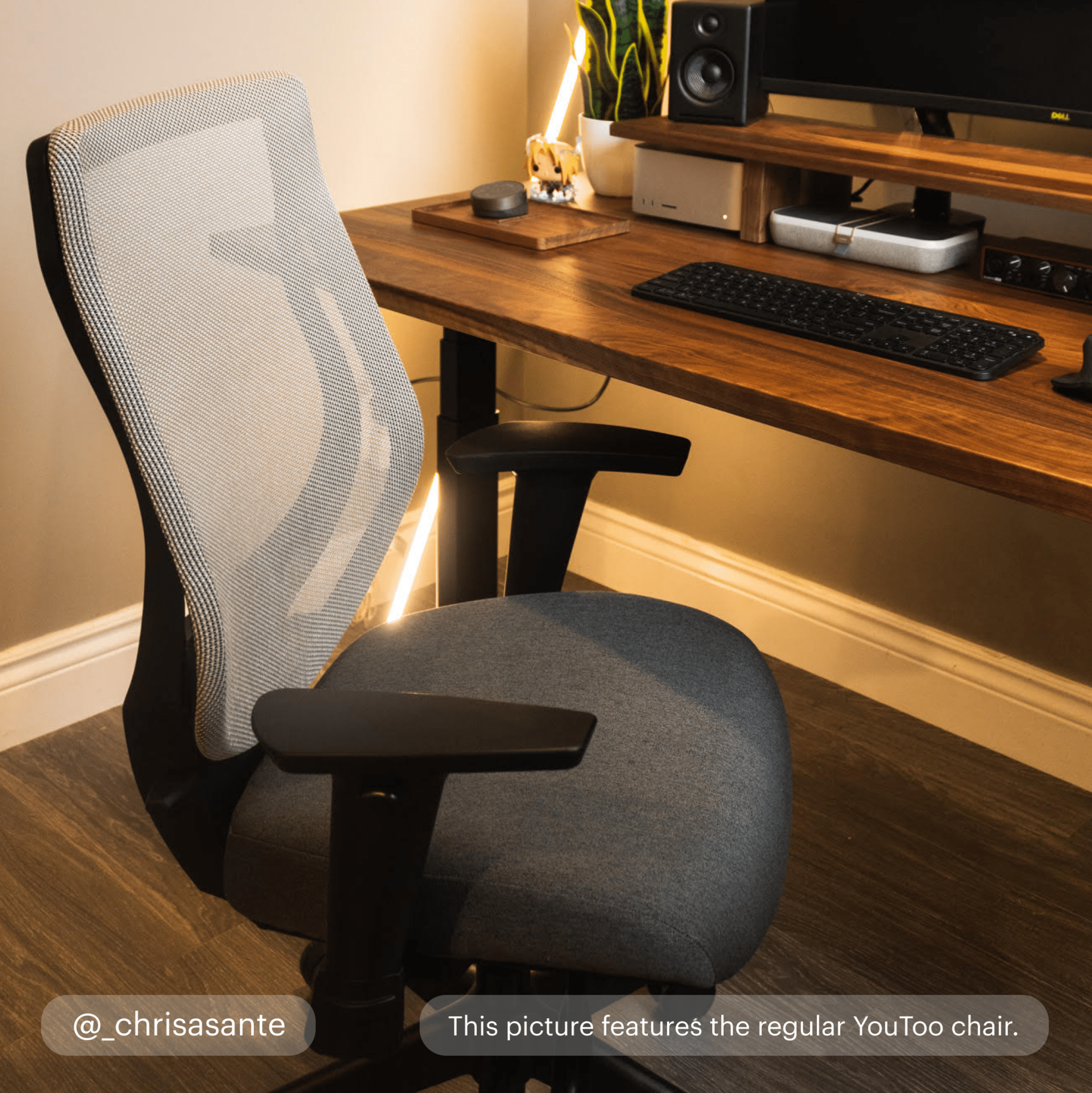 Small YouToo Ergonomic Chair - Black-Smoke – Shadow - Noir-Smoke – Shadow - Ash-Smoke – Shadow