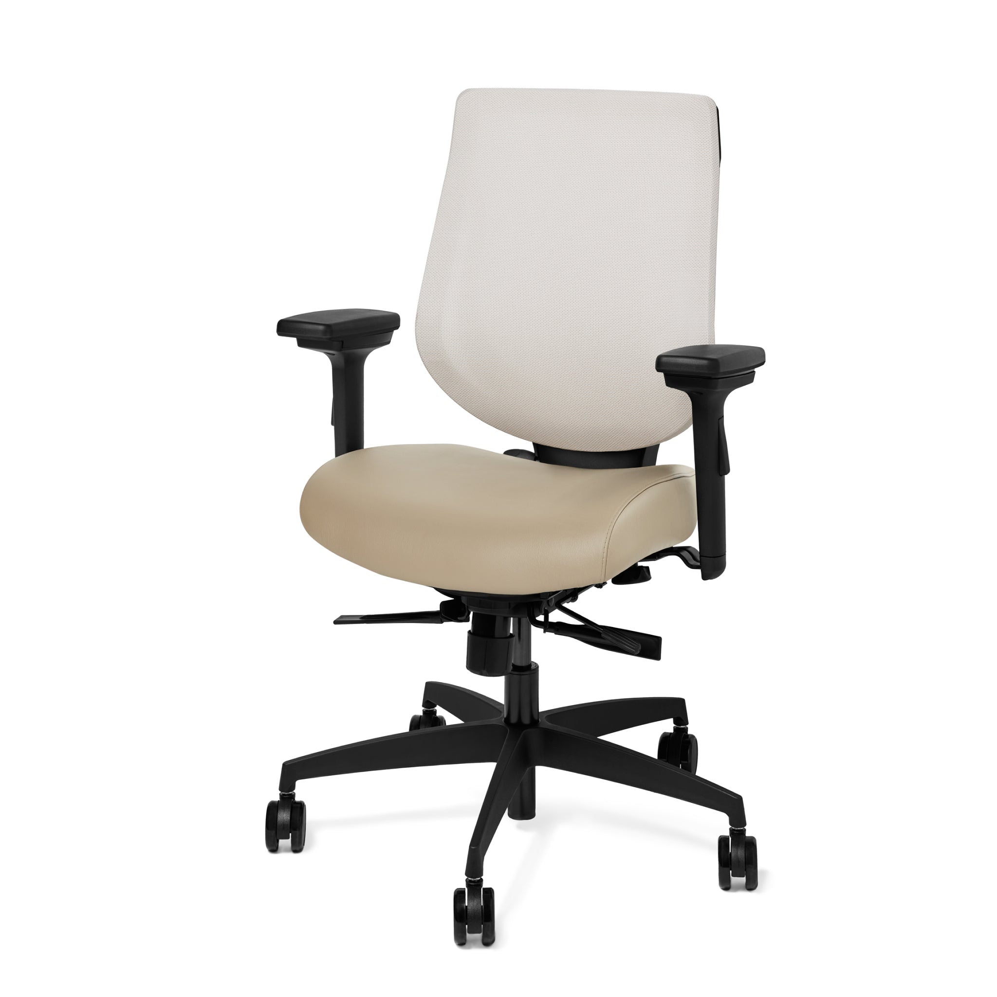  Small YouToo Ergonomic Chair - Black/Cream – Beige - Noir/Cream – Beige