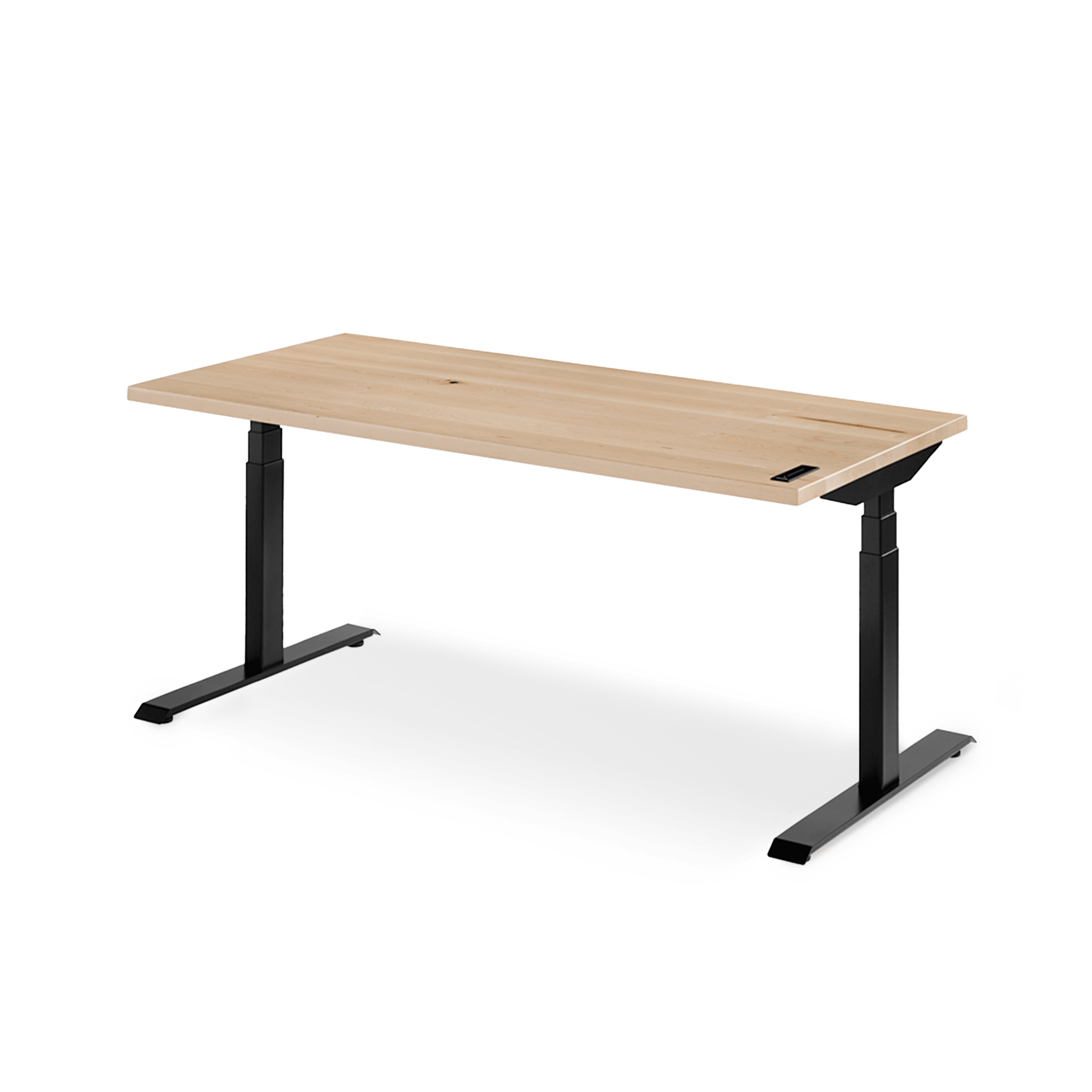 Sway Standing Desk - Maple/Black - Érable/Noir