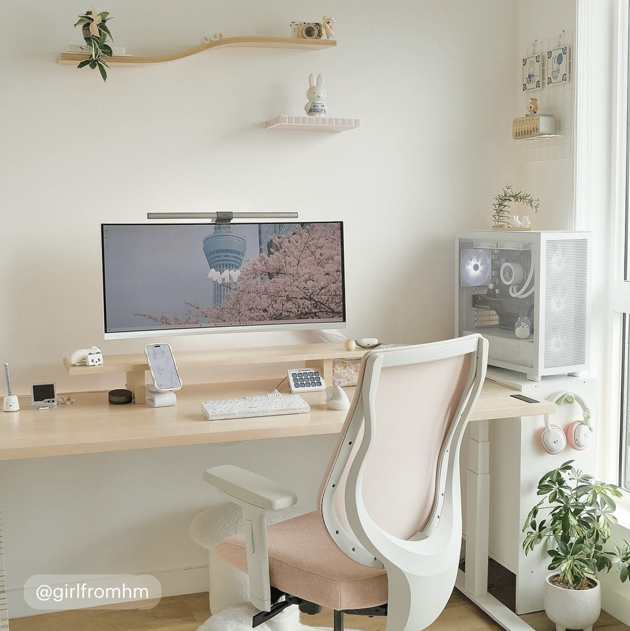Sway Standing Desk - Maple/White - Érable/Blanc - Maple/Black - Érable/Noir