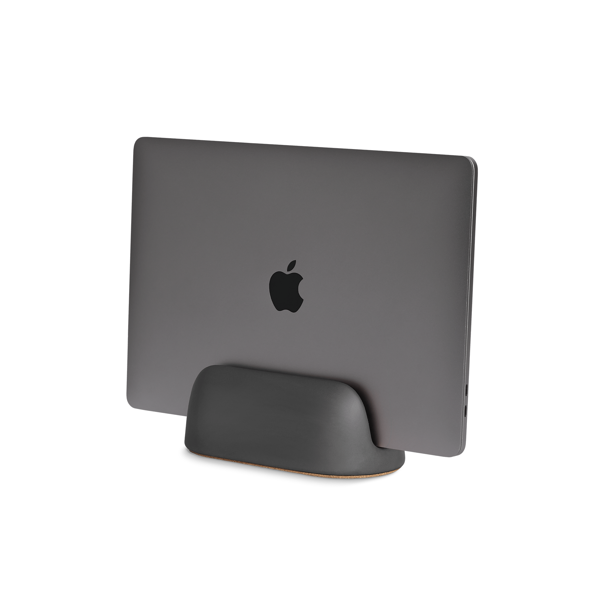 Vertical Laptop Dock - Coal - Charbon