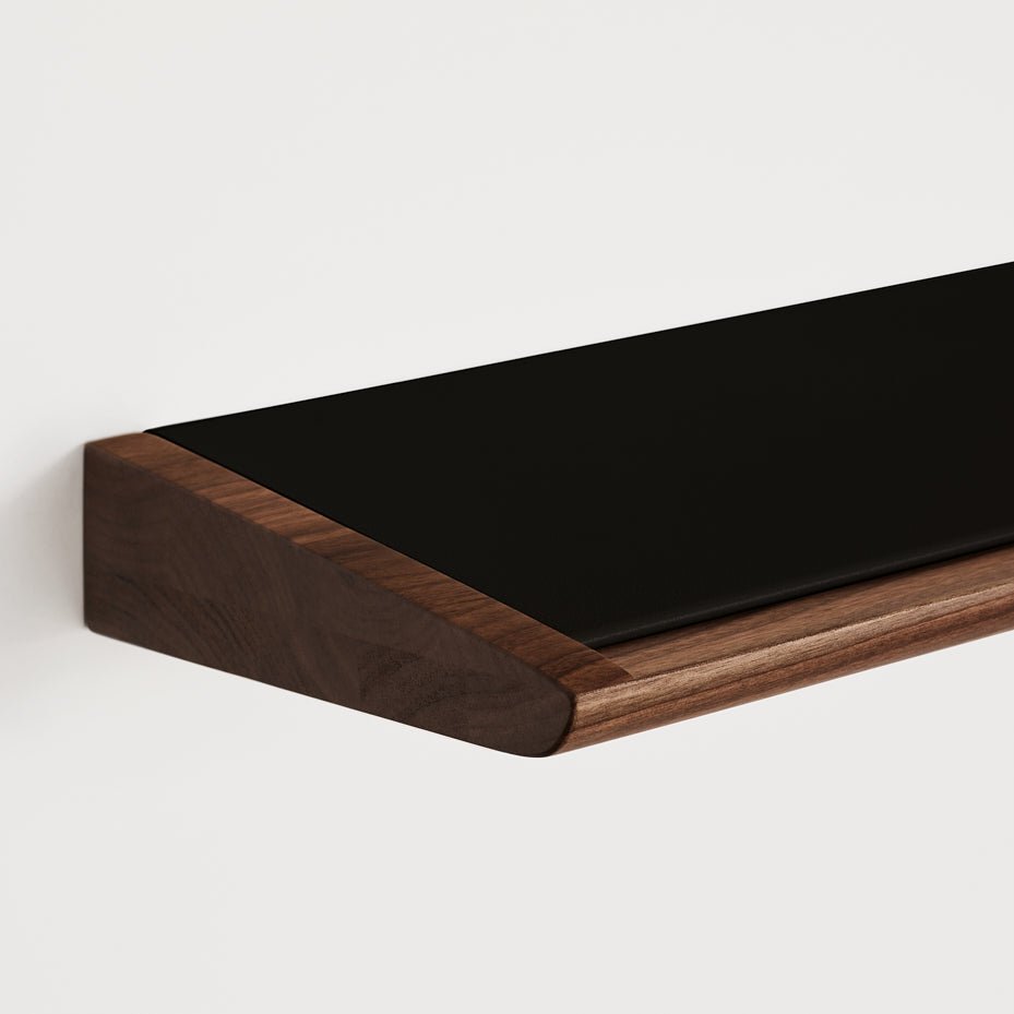 Ergonofis - Wall Shelf - Black-Walnut - Noir-Noyer