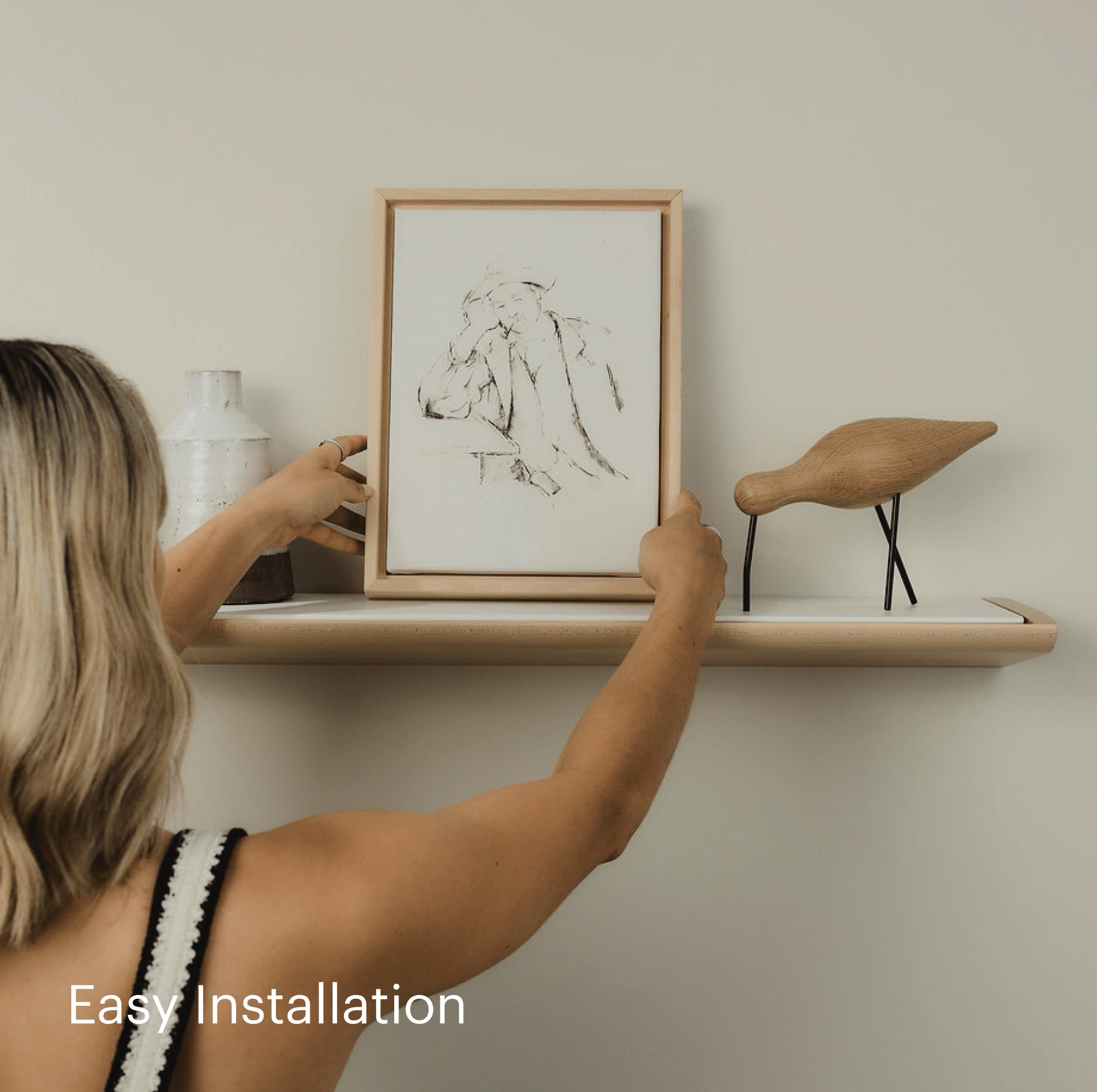 Wall Shelf - Black-Maple - Noir-Érable - White-Maple - Blanc-Érable - Black-Walnut - Noir-Noyer - White-Walnut - Blanc-Noyer - Black-Cherrywood - Noir-Cerisier - White-Cherrywood - Blanc-Cerisier - Black-White_Oak - Noir-Chêne_Blanc - White-White_Oak - Blanc-Chêne_Blanc