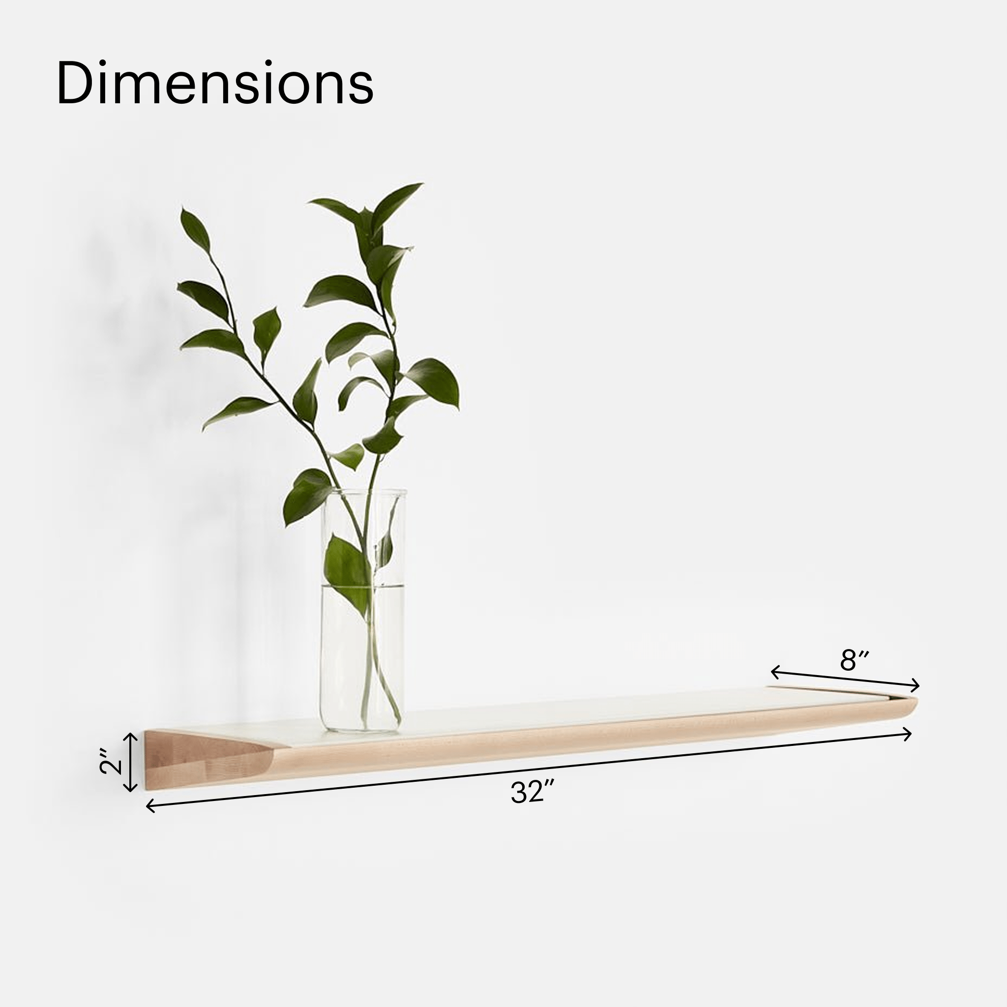 Ergonofis - Wall Shelf - White-Maple - Blanc-Érable - first-image