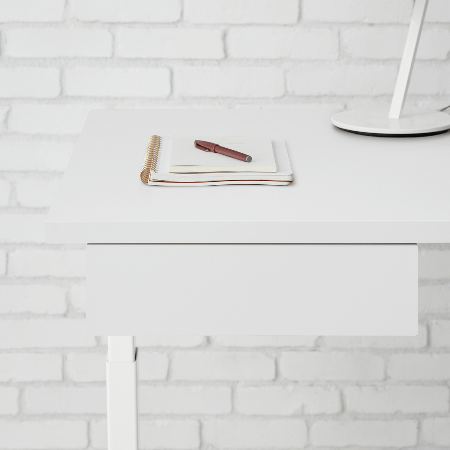 Desk Drawer - White-Ice white - Blanc-Blanc glacial