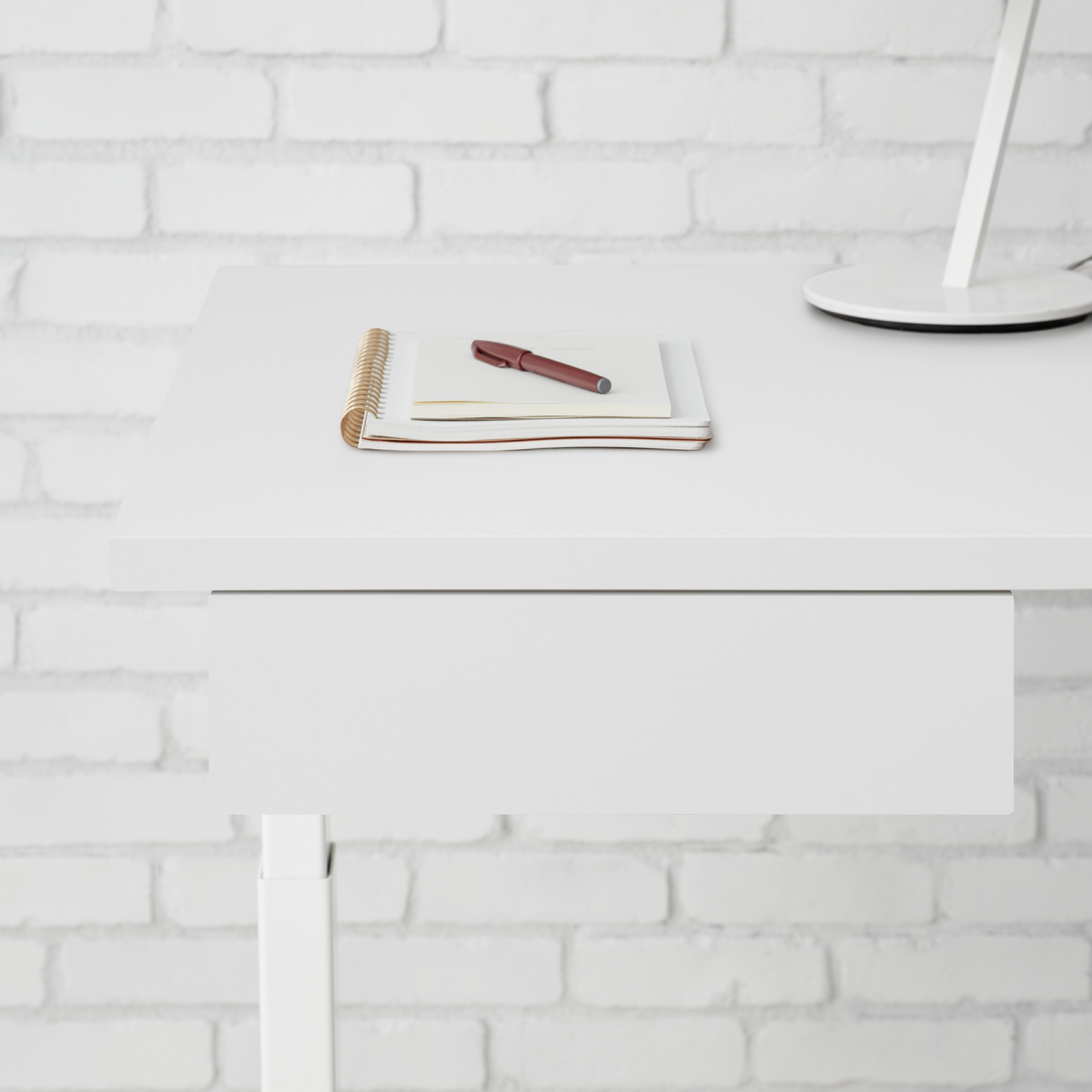 Desk Drawer - Ice White/White - Blanc Glacial/Blanc