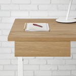 Desk Drawer - White-White Oak - Blanc-Chêne Blanc