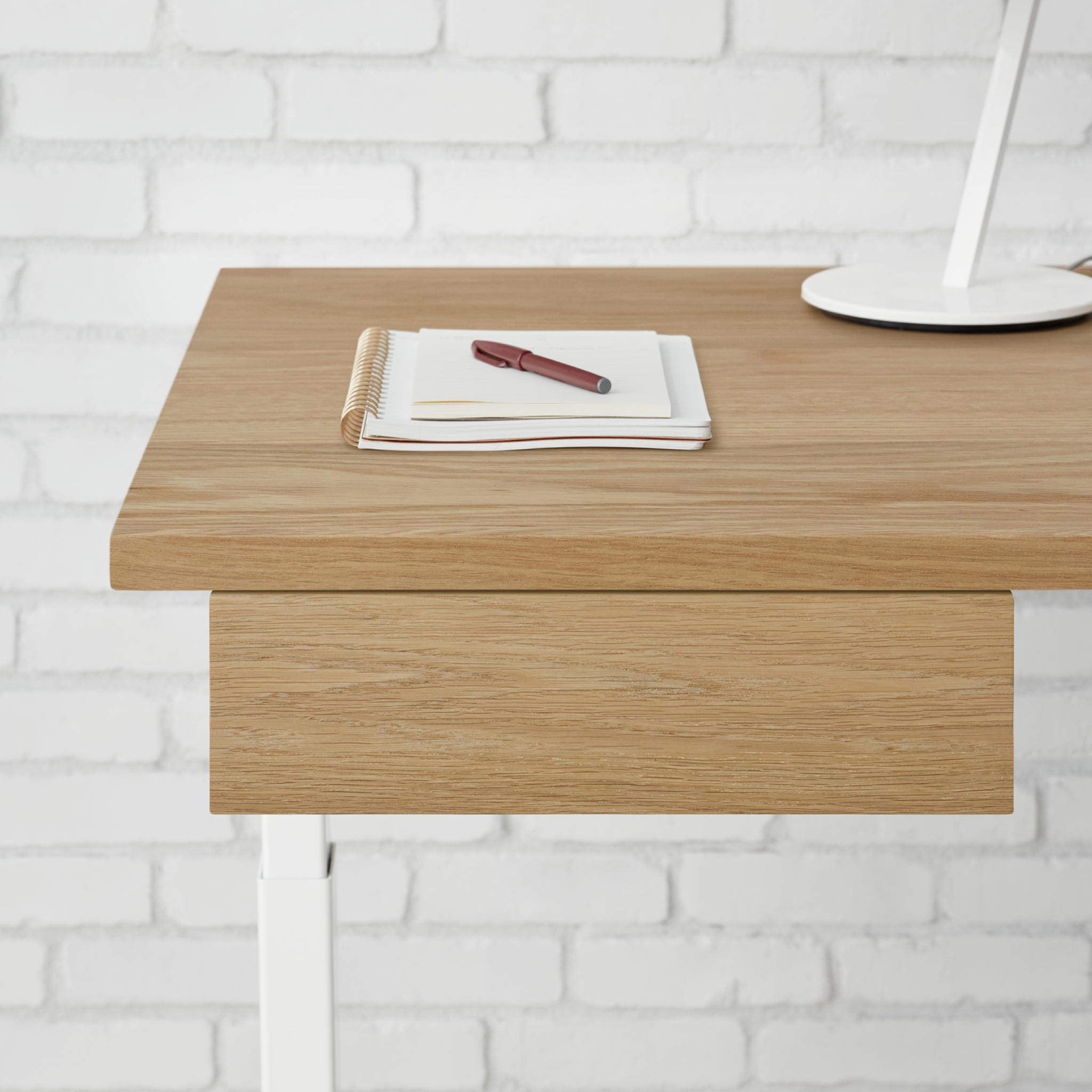 Desk Drawer - White Oak/White - Chêne Blanc/Blanc