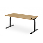 Almost Perfect Sway Desk -  White Oak - Ergonofis