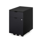 Neat Filing Cabinet - Cabinet-Color-Black/Front-Panels-Black - Cabinet-Color-Noir/Front-Panels-Noir