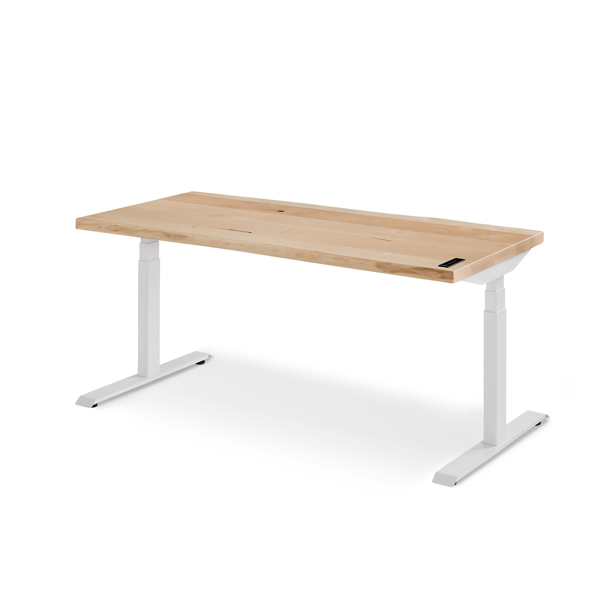 Almost Perfect Alive Desk - Maple/White - Érable/Blanc