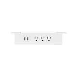 Almost Perfect Power bar outlet - White/Under desk - Blanche/Sous bureau