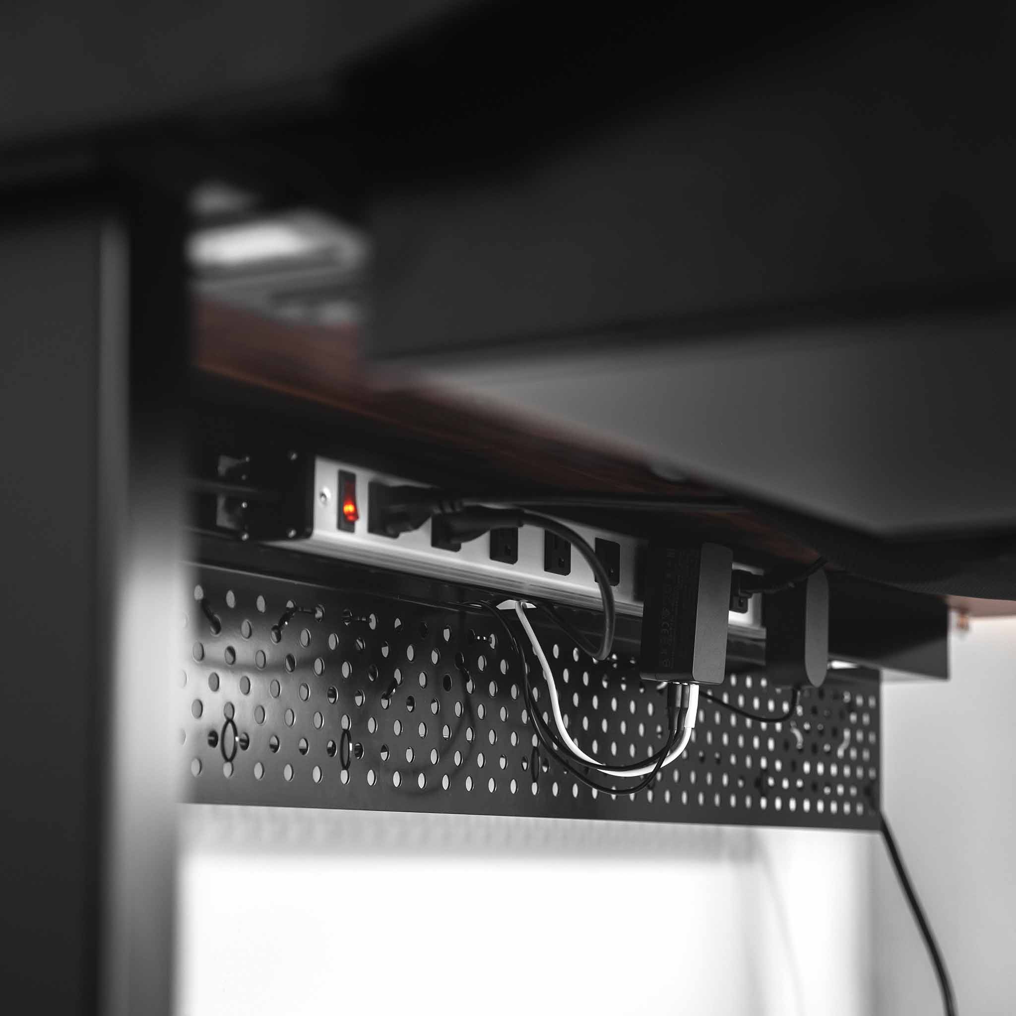 Ultimate Setup Cable Management net - Under Desk Cable Management Tray -  Cable net Under Desk - Desk Wire Management Under Desk - Cord Organizer  Desk