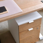 Neat Filing Cabinet - White/Cherrywood - Blanc/Cerisier