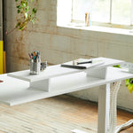 Desk Shelf - Ice White - Blanc glacial