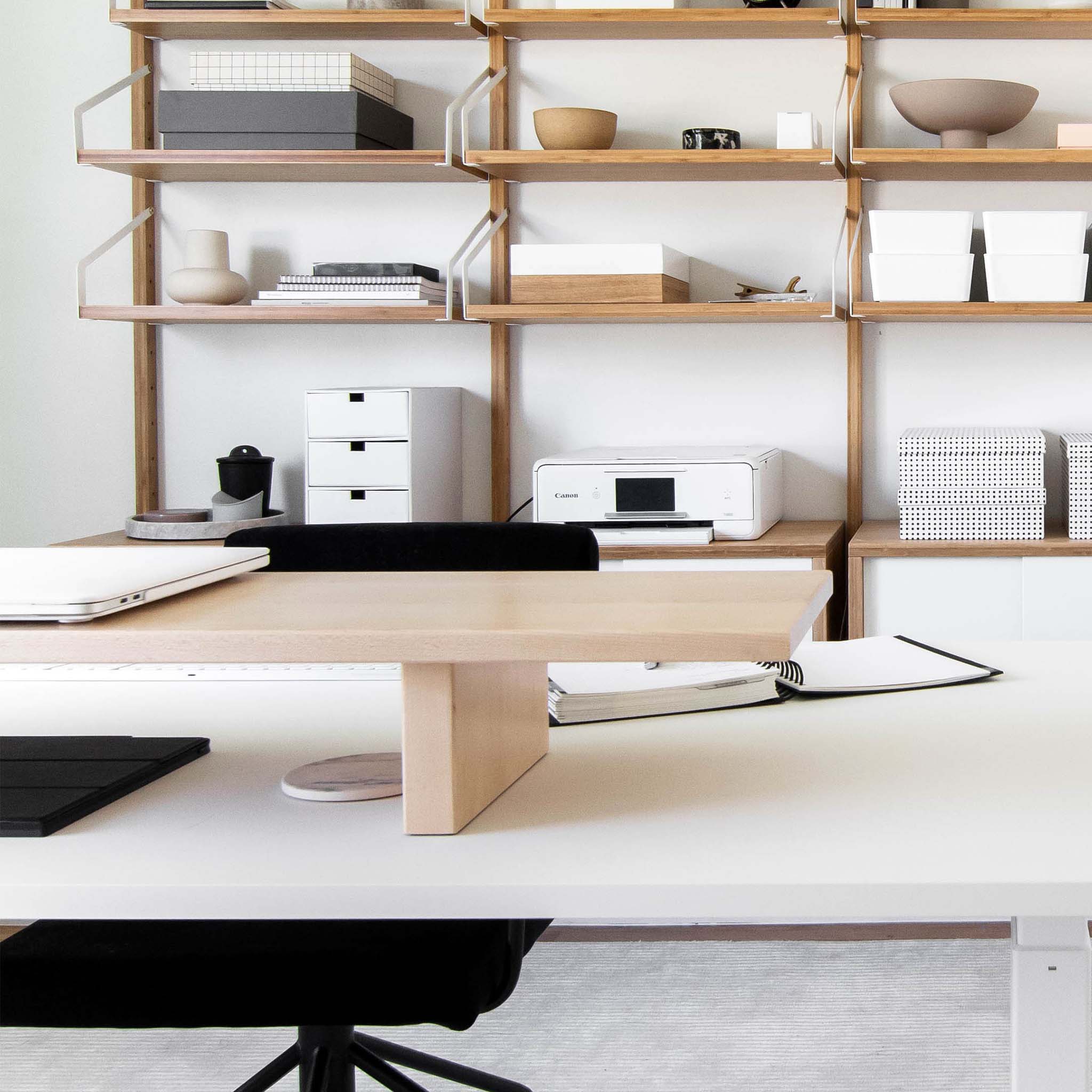 Monitor Stand - Wooden Desk Shelf | Ergonofis – ergonofis